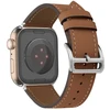 Toptel Topt Leather apyrankė skirta Apple Watch 38/40/41 design 1 rudos spalvos