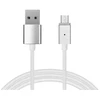 Toptel Topt Kabelis Magnetic Type 1 – USB į Micro USB – su detachable plug 1 metras Sidabrinis (blister pack)