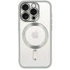 Fusion Accessories Topt Metallic Magsafe dėklas skirtas Samsung Galaxy S25 sidabro spalvos