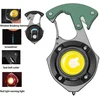 Fusion Accessories Topt Mini žibintuvėlis LED raktų pakabukas W5143 Type C with 2 screwdriver bits žalias