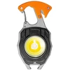 Toptel Topt Mini žibintuvėlis LED raktų pakabukas W5147 Type C with 2 screwdriver bits oranžinis