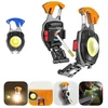 Toptel Topt Mini žibintuvėlis LED raktų pakabukas W5147 Type C with 2 screwdriver bits mėlynas