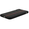Fusion Accessories Topt MOTO CARBON Samsung Galaxy A6 Plus 2018 dėklas telefonui juodos spalvos su raudona virvele