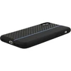 Fusion Accessories Topt MOTO CARBON Samsung Galaxy A6 Plus 2018 dėklas telefonui juodos spalvos su dėklas telefonui mėlynos spalvos virvele