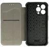 Toptel Topt Razor Carbon Book dėklas skirtas Apple iPhone 14 Pro Max juodos spalvos