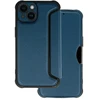 Fusion Accessories Topt Razor Carbon Book dėklas skirtas Apple iPhone 14 mėlynos spalvos