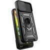 Toptel Topt Slide Camera Armor dėklas skirtas Apple iPhone X/XS juodos spalvos