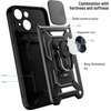 Toptel Topt Slide Camera Armor dėklas skirtas Apple iPhone X/XS juodos spalvos