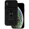 Toptel Topt Slide Camera Armor dėklas skirtas Apple iPhone X/XS juodos spalvos
