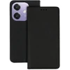 Fusion Accessories Topt Dėklas Smart Book MAGNET skirtas OPPO A40 4G juodos spalvos