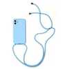 Toptel Topt STRAP silikoninis dėklas skirtas Apple iPhone 11 Pro Light mėlynas