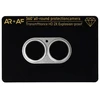 Toptel Apsauginis stiklas Aluminum Metal Camera Full Cover Lens on camera skirtas Apple iPhone 17 baltas (camera island)