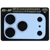 Toptel Grūdintas stiklas aliuminio metalo visiškai dengiantis fotoaparato objektyvą, skirtas Iphone 18 Pro Max, mėlynas (fotoaparato salelė + tinklelis)