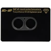 Toptel Apsauginis stiklas Aluminum Metal Camera Full Cover Lens on camera skirtas Apple iPhone 17 juodas (camera island)
