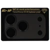Toptel Apsauginis stiklas Aluminum Metal Camera Full Cover Lens on camera skirtas Apple iPhone 17 Pro Max juodas (camera island+mesh)