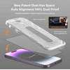 Toptel Grūdintas stiklas Visų kraštų klijai Lengvai klijuojamas dėžutėje, skirta IPHONE 17 PRO/18 PRO Juodas