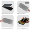 Toptel Grūdinto stiklo „Full Glue“ privatumo lengvai prilimpanti dėžutė, skirta IPHONE 17 PRO MAX, Juodas