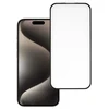 Toptel Topt Apsauginis stiklas HARD Full Glue 5D skirtas Apple iPhone 15 Pro Max Juodas