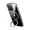 Torras telefono dėklas UPRO Ostand Clear skirtas iPhone 15 PRO (skaidrus)