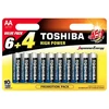 TOSHIBA AA alkaline batteries 10 pack
