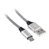 TRACER USB 2.0 AM - micro 1.0m juodas-sidabrinis cable