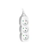 TRACER TRALIS44614 Prailginimo laidas PowerCord 3m 3 lizdai baltas