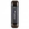 Kietasis diskas TRANSCEND ESD310C 256GB išorinis SSD diskas ESD310C USB 3.0 10GB/s, C/A tipo, greitis 1K MB/s