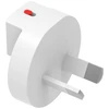 Adapteris kelioninis 4smarts Worldplug do GaN Flex, Hybrid Charger 6in1, FlatPlug Slim (UK, EU, AU) 3 vnt balta