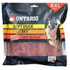 ONTARIO minkšti anties skanėstai šunims, 500g