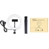 Dėlionė Puluz 1.1 m trikojo laikiklis + 10 colių 26 cm RGBW LED žiedo Vlogging Video Light Live PKT3044