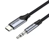 Vention TRRS 3.5 mm vyriškas iki 3.5 mm moteriškas garso ilgiklis 1 m ventiliacija BGKHF juoda