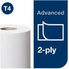 Tualetes papīrs TORK Advanced T4, 2 sl., 248 lapiņas rullī, , 10 cm x 34.72 m, 24 gab./iepak.