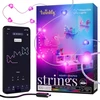 „Twinkly Candies“ 100 širdies formos RGB šviesos diodų, skaidrus laidas, USB-C
