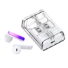 TWS Joyroom JR-TC1 IceLens Series belaidės ausinės su LED lights – baltos spalvos