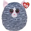 TY Squishy Beanies Pliušinis žaislas - pilkas kačiukas, 22 cm