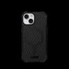 UAG Urban Armor Gear dėklas ESSENTIAL ARMOR suderinamas su MagSafe, skirtas IPHONE 14 Plus juodas