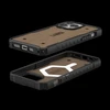 UAG Urban Armor Gear dėklas PATHFINDER, suderinamas su „Magsafe“, skirtas IPHONE 15 Pro Max, tamsiai žemės spalvos.