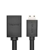 iLike UGREEN 20137 Mini HDMI adapteris į HDMI, 22cm - Juodas