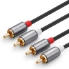 UGREEN 2RCA Cinch - 2RCA Cinch kabelis 5m