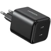Įkroviklis Ugreen GaN 45W 2xUSB-C - juoda