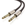 UGREEN AV128 kabelis - 6.35 mm lizdas - 1 m (pilka)