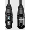 UGREEN AV130 XLR moteriškos jungties į XLR vyriškos jungties kabelis - 2 m (juodas)