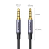 UGREEN kabelis 3.5mm 4pin kištukas - 3.5mm kištukas 4pin 1m AV183 - Juodas