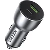 Ugreen CD213 60980 automobilinis įkroviklis | 36W | PD, QC | USB-A, USB-C | pilkas