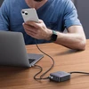 UGREEN CD327 Nexode įkroviklis, 2x USB-C, 2x USB-A, GaN, 65W (pilka)