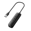 UGREEN CM416 4 az 1-ben USB-4x USB adapteris 0.25m (fekete)