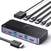 Ugreen CM664 HDMI switch 2in1 KVM switch - juodos spalvos