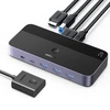 Ugreen CM664 HDMI switch 2in1 KVM switch - juodos spalvos