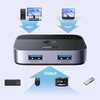 Ugreen CM757 2in1 adapteris 2x USB-A 3.0 (įvestis) / 2x USB-A (išvestis) - pilkos spalvos