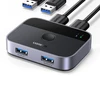 Ugreen CM757 2in1 adapteris 2x USB-A 3.0 (įvestis) / 2x USB-A (išvestis) - pilkos spalvos